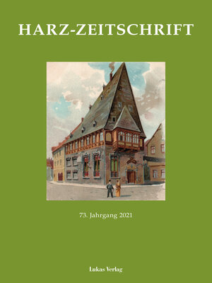 cover image of Harz-Zeitschrift für den Harz-Verein für Geschichte und Altertumskunde / Harz-Zeitschrift